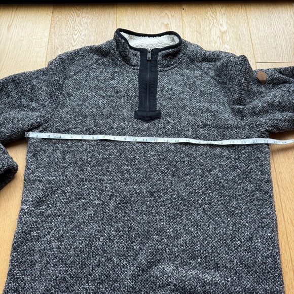 Orvis Men’s Brighton 1/4 Zip Sherpa Lined Sweater Pullover - L - Picture 10 of 13